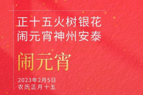 正十五火树银花 闹元宵金年会安泰